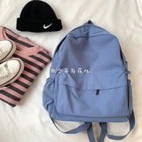Female Student Harajuku Schoolbag Large Capacity Nylon Backpack