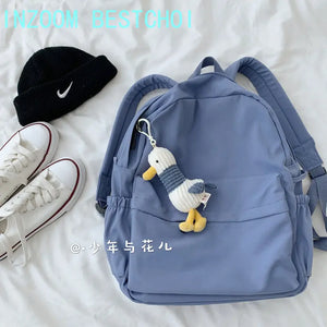 Female Student Harajuku Schoolbag Large Capacity Nylon Backpack