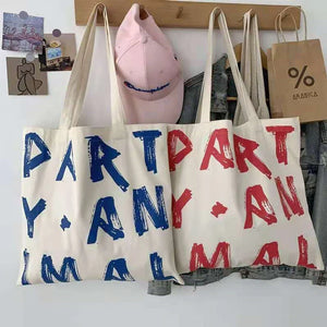 Female Student Portable Shoulder Canvas High-capacity Art School Shopping