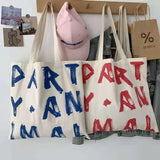 Female Student Portable Shoulder Canvas High-capacity Art School Shopping