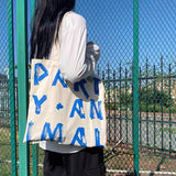 Female Student Portable Shoulder Canvas High-capacity Art School Shopping