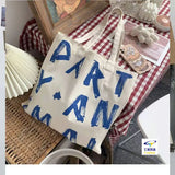 Female Student Portable Shoulder Canvas High-capacity Art School Shopping