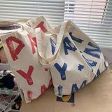 Female Student Portable Shoulder Canvas High-capacity Art School Shopping