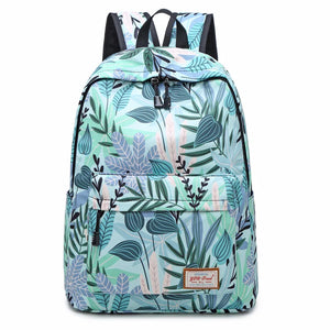 Female Student Schoolbag Girls Backpack Casual Printing Laptop Backpacks