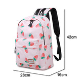 Female Student Schoolbag Girls Backpack Casual Printing Laptop Backpacks