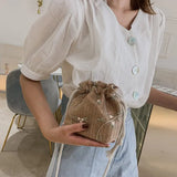 Small Fresh Flower Shoulder Bags for Women
