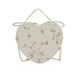 Women's Sweet Lace Heart Handbag Crossbody Bag