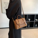 Women's Cross-body Texture Tote Bag with Senior Sense