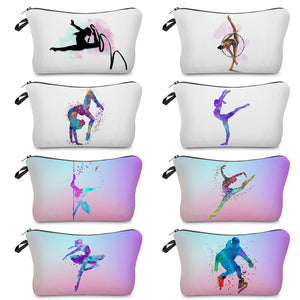 Rhythmic Gymnastics Makeup Bag Travel Toiletry Kit Organizer