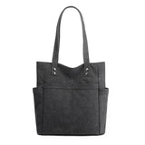 Canvas Shoulder Bag Women's Portable Handbag Tote