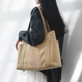 Women's Large Canvas Tote Bag Shoulder Handbag
