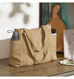 Women's Large Canvas Tote Bag Shoulder Handbag