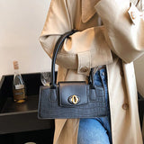 Stone Pattern Leather Tote Bag for Women