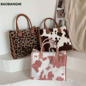 Women's Large Capacity Felt Shopper Bag