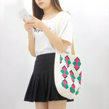 Vintage Crochet Slouchy Pouch Bag Soft Hobo Shoulder Bag