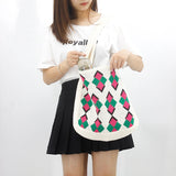 Vintage Crochet Slouchy Pouch Bag Soft Hobo Shoulder Bag