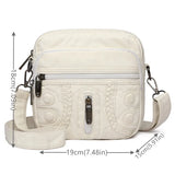 Vintage Leather Women Bag Retro Pu Leather Ladies Casual Shoulder Bag