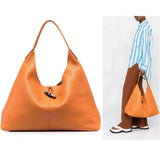 Vintage PU Leather Shoulder Bag Crossbody Messenger Boston Tote Bag