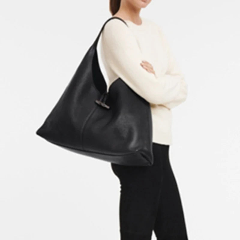 Vintage PU Leather Shoulder Bag Crossbody Messenger Boston Tote Bag