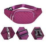 Women's Large Capacity Waist Bag, Purple