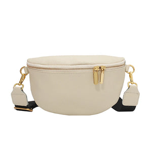 Female Waist Bag Women Fanny Pack Phone Pack Soft Leather Shoulder Crossbody Mes