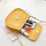 Fringed Small Round Crossbody Bag for Women
