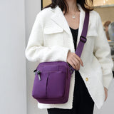 Women's Small Crossbody Bag Waterproof Shoulderbag Zipper Handbag
