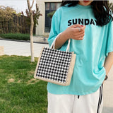 Women's Plaid Tote Bag Large-capacity Handbag