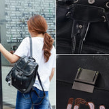 Women's Embroidered Line Small Backpack