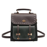 Female PU Mini Backpack Multi-Purpose Shoulder Bag