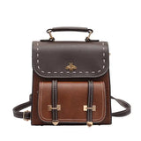 Female PU Mini Backpack Multi-Purpose Shoulder Bag