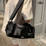 Women's Oxford Cloth Shoulder Bag Casual Large-Capacity Messenger Bag