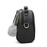 Women's Shoulder Bag Crossbody Handbag Travel Hairball Bag