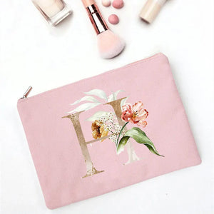 Pink Clutches Print Bag Organizer For Cosmetics Wristlets Handbags