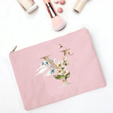 Pink Clutches Print Bag Organizer For Cosmetics Wristlets Handbags