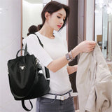Women's Anti-theft Nylon Backpack