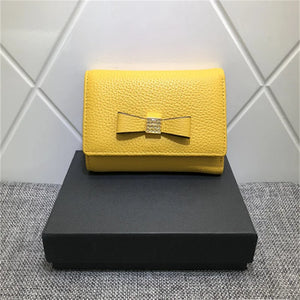 Female Leather Cardholder Wallet High-End