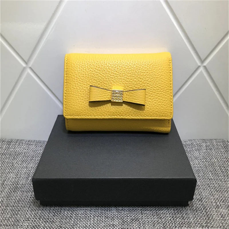 Female Leather Cardholder Wallet High-End