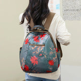 Waterproof Women Backpack Casual Ladies Travel Backpack Retro Female Knapsack