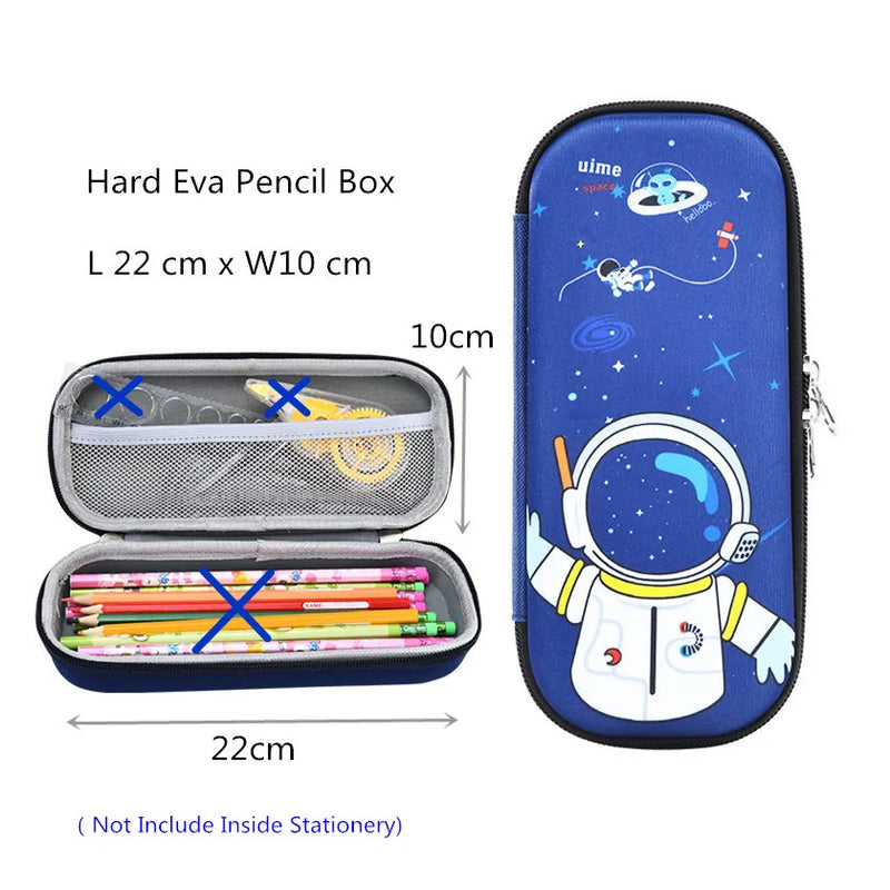Kids Cartoon Pencil Bag School Pen Case