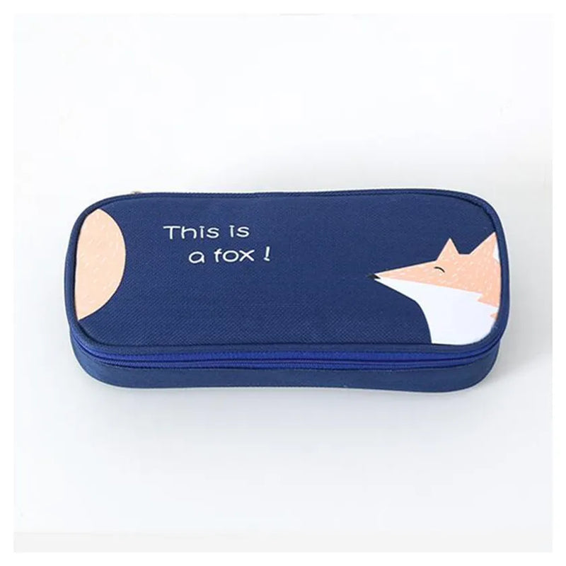 Boys School Pencil Bag Animal Design Large Capacity Pen Case