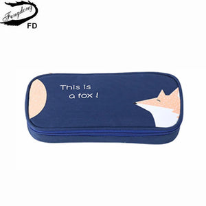 Boys School Pencil Bag Animal Design Large Capacity Pen Case