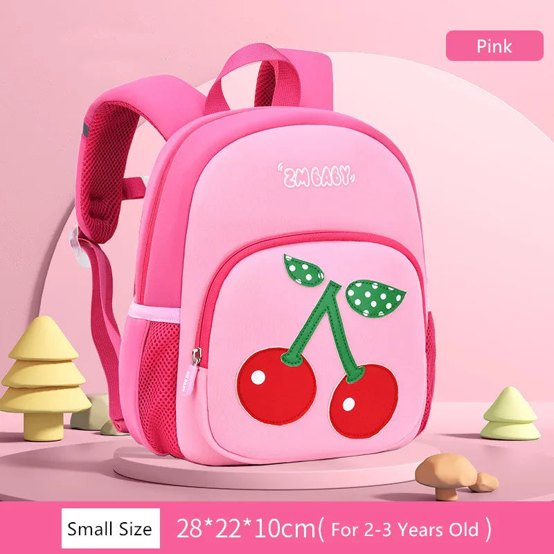 Pink Small School Backpack for Girls 2-6 Years Old