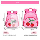 Pink Small School Backpack for Girls 2-6 Years Old
