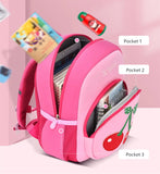 Pink Small School Backpack for Girls 2-6 Years Old