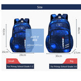 Boys Space Star Backpack - Waterproof School Bag for Kids