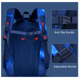 Boys Space Star Backpack - Waterproof School Bag for Kids