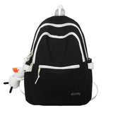Girl's College Backpack with Laptop Compartment and Duck Doll