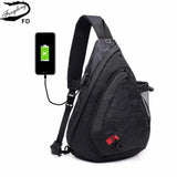 Camouflage Sling Chest Bag Waterproof Small Crossbody Bag