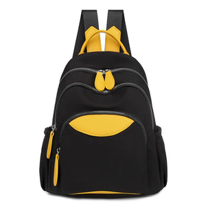 Yellow Mini Backpack Casual Sport Mobile Phone Book Bag